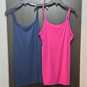 Terra & Sky Vibrant Blue and Pink Camisoles